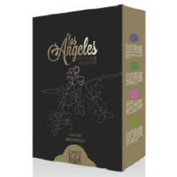 Estuche de 3 botellas 750 ml "Los Ángeles" monovarietales (1 lechín, 1 manzanilla, 1 arbequina)